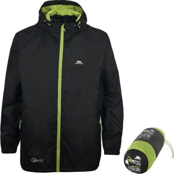 Trespass Qıkpac Jacket - Unısex Packaway Jkt Tp75 Unisex Siyah Yağmurluk Uajkrai10001-blk - Image 1