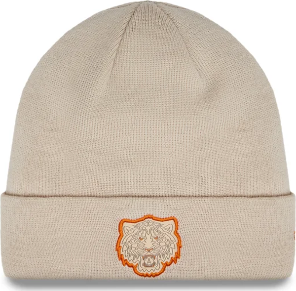 New Era Detroıt Pack Cuff Beanıe Dettıg Stnorg Unisex Bej Şapka 60364211-06 - Image 1