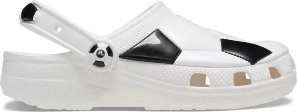 Crocs Classic Soccer Ball Clog T Çocuk Beyaz-siyah Sandalet 210023-103 - Image 1