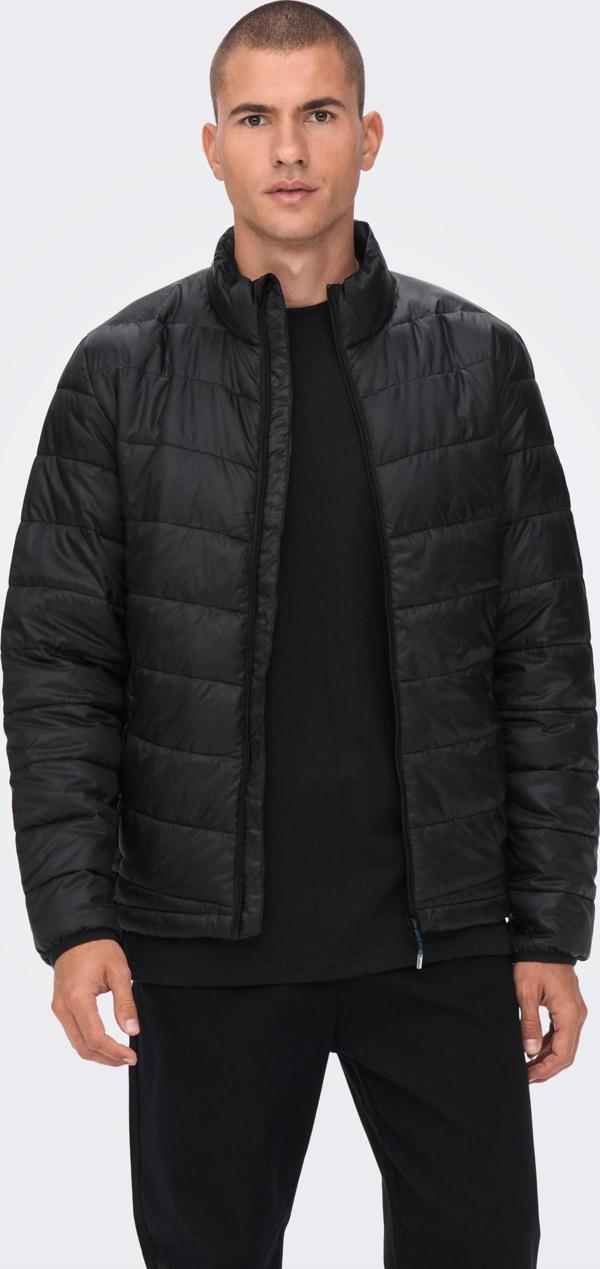 Only & Sons Carven Quilted Puffer Otw Noos Erkek Siyah Mont 22023051-02 - Image 1