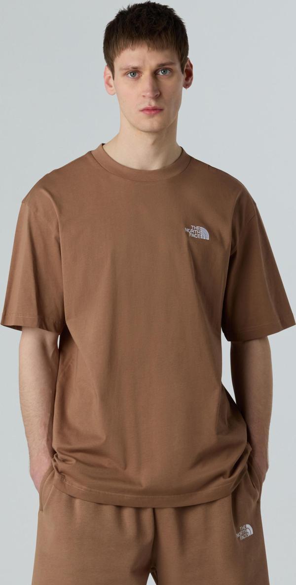 The North Face M Ss Essentıal Oversıze Tee Erkek Kahverengi Tshirt Nf0a87nr6ih1 - Image 1
