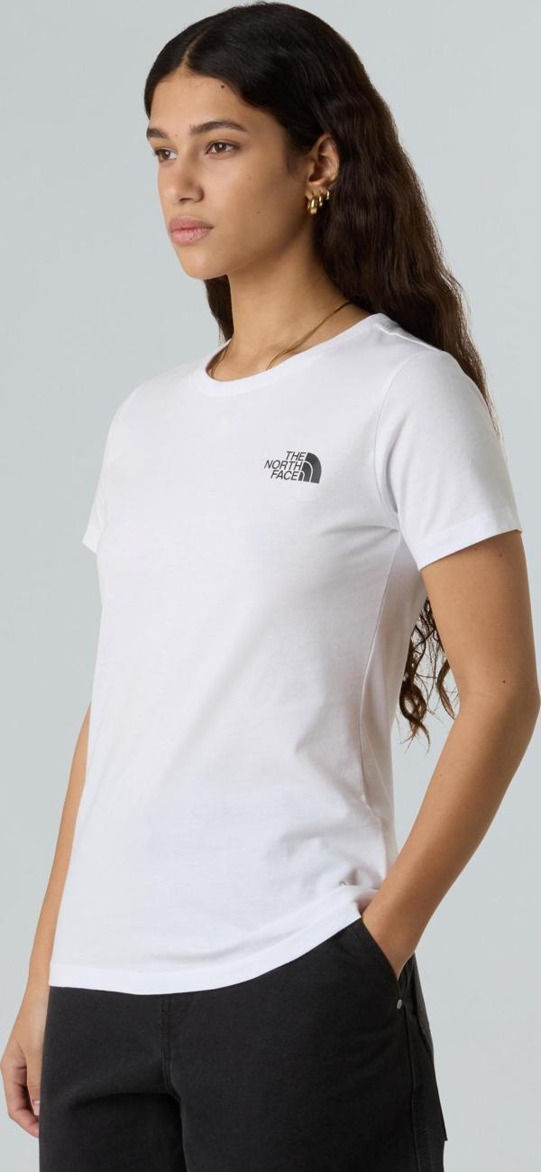 The North Face W S/s Graphıc Half Dome Tee Kadin Beyaz Tshirt Nf0a8952iac1 - Image 1