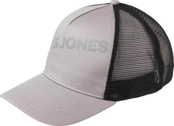 Jack Jones Hudson Owen Trucker Cap Erkek Gri Şapka 12228973-05 - Image 1