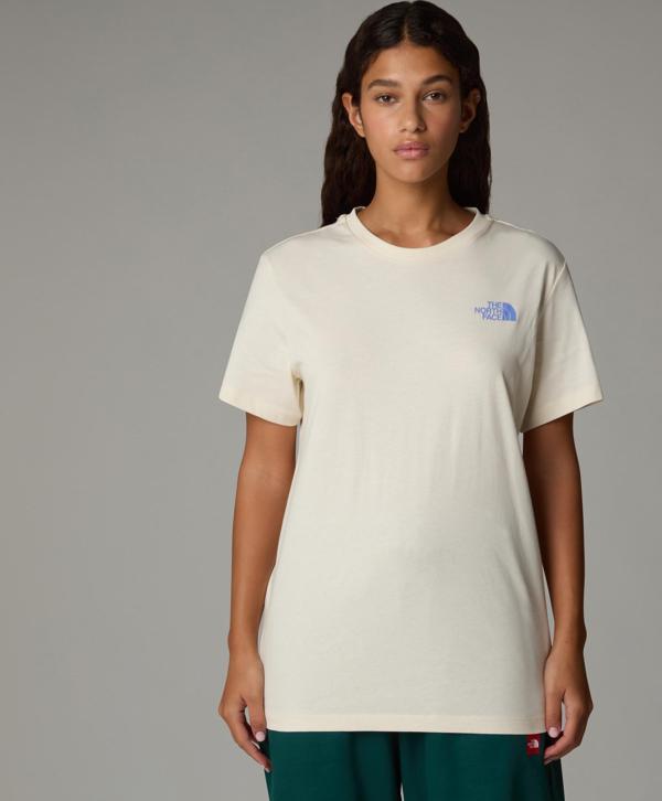 The North Face W S/s Box Nse Taılgrıd Infıll Relaxed Te Kadin Bej Tshirt Nf0a8c4w9731 - Image 1