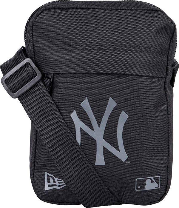 New Era Mlb Side Bag Neyyan Unisex Siyah Çanta 12145422-02 - Image 1