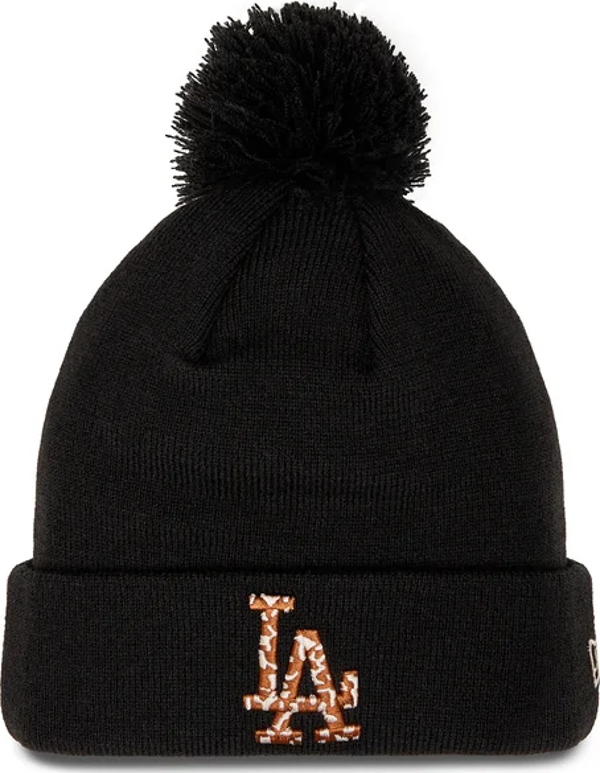 New Era Infıll Bobble Beanıe Losdod Blktpnstn Unisex Siyah Şapka 60364332-02 - Image 1