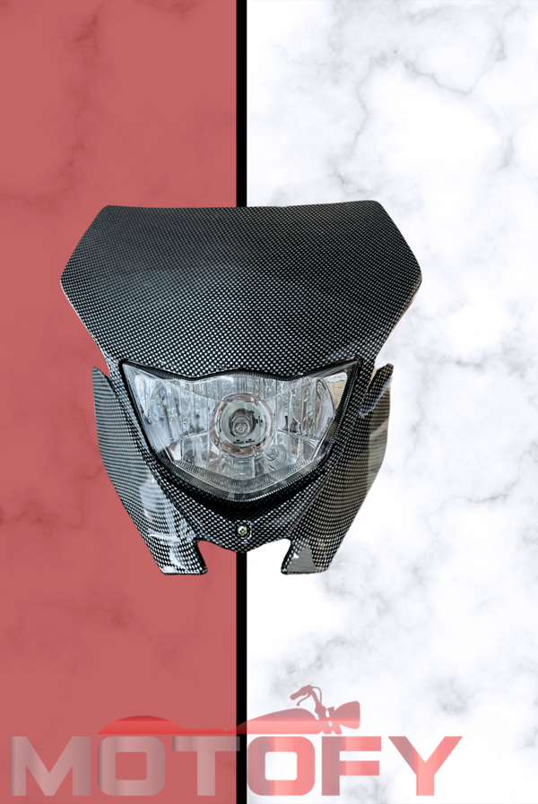 CROSS VE MODİFİYE YARASA ÖN FAR VE GRENAJI AMPÜLLER DAHİL KARBON E BELGELİ - Image 1