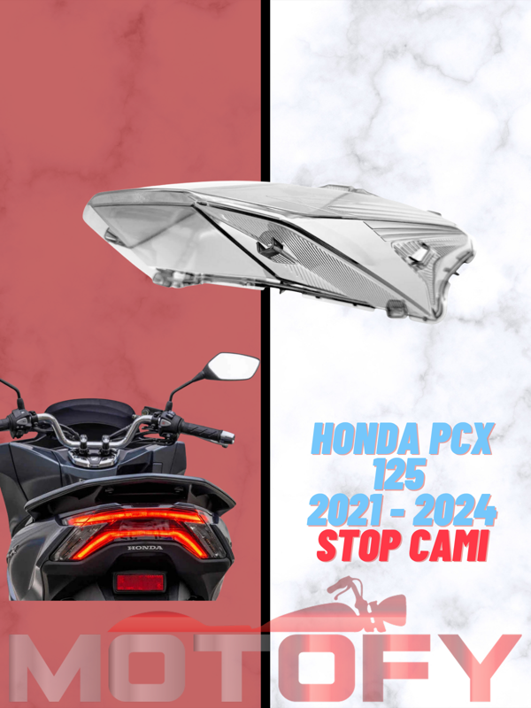 HONDA PCX 125 2021 2024 STOP CAMI ŞEFFAF - Image 1