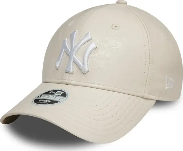 New Era Wmns Crınkled Pu 9forty Neyyan Stnstn Kadin Bej Şapka 60595393-06 - Image 1
