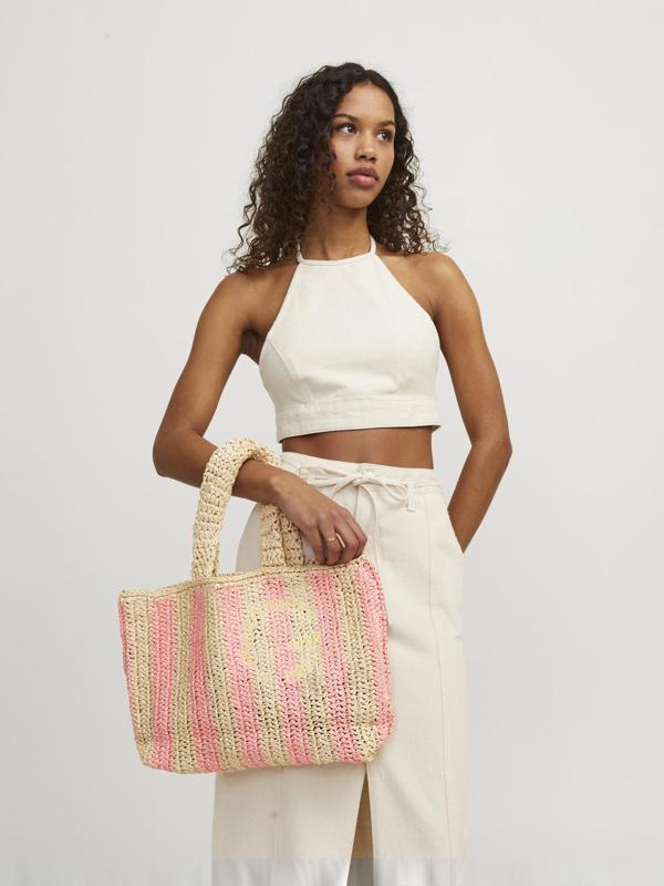 Jack Jones Jxmıamı Beach Bag Kadin Bej Çanta 12251579-06 - Image 1