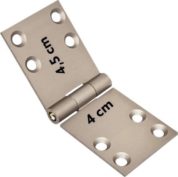 Yüksel Köşeli Alüminyum Menteşe 4 cm - Image 1