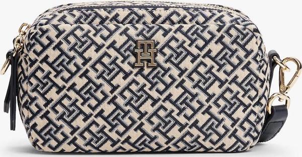 Tommy Hilfiger TH JACQUARD CAMERA BAG Kadın Mavi Çanta AW0AW17443DW6 - Image 1