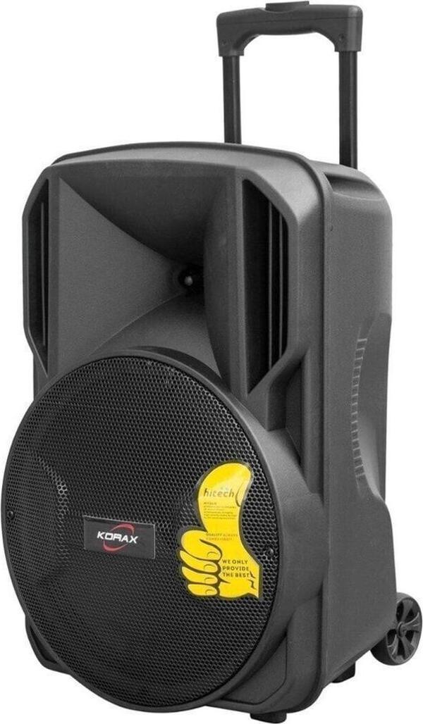 Sunplus Hoparlör 12" 30CM Sd/mmc/usb/mp3/fm Bt'lu LCD Ekran Kumandalı Taşınabilir Hoparlör HT-1230 - Image 1