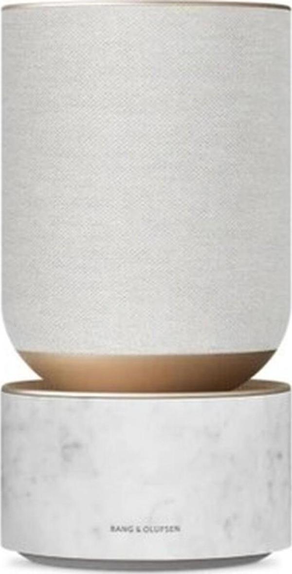 Bang & Olufsen Beosound Balance 360° Hi-Fi Ses, Adaptif Oda Kalibrasyonu, AirPlay 2, Chromecast, Spotify Connect, Multiroom Desteği, Kablosuz Hoparlör – Mermer Beyazı - Image 1