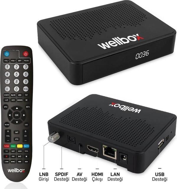Wellbox Atom Plus-Hd Uydu Alıcı - Image 1