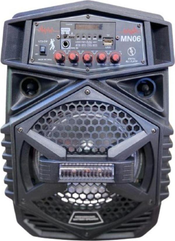 Filonline Taşınabilir Toplantı / Öğretmen Multimedya Anfili Ses Sistemi Kablosuz Mikrofonlu 8" 200W  MN06 - Image 1