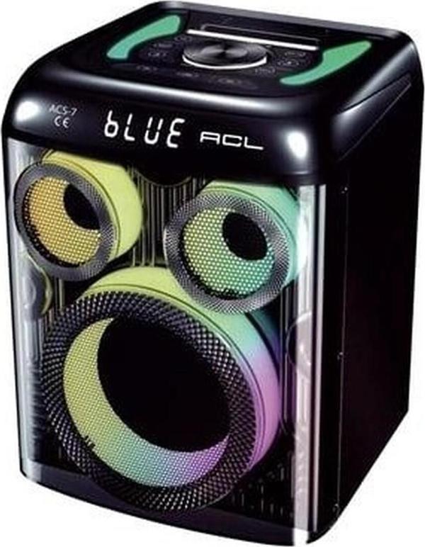ACS-7 50W Bluetooth Hoparlör | 8” İnç Speaker, Mikrofon, RGB Yüksek Sesli Parti ve Karaoke - Image 1
