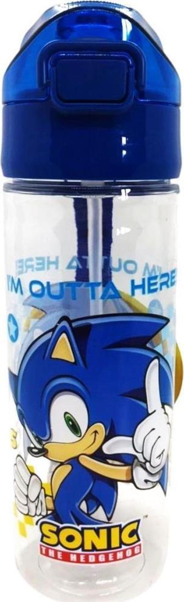 Erkek Çocuk Sonic Pipetli Matara 500 ML - Image 1