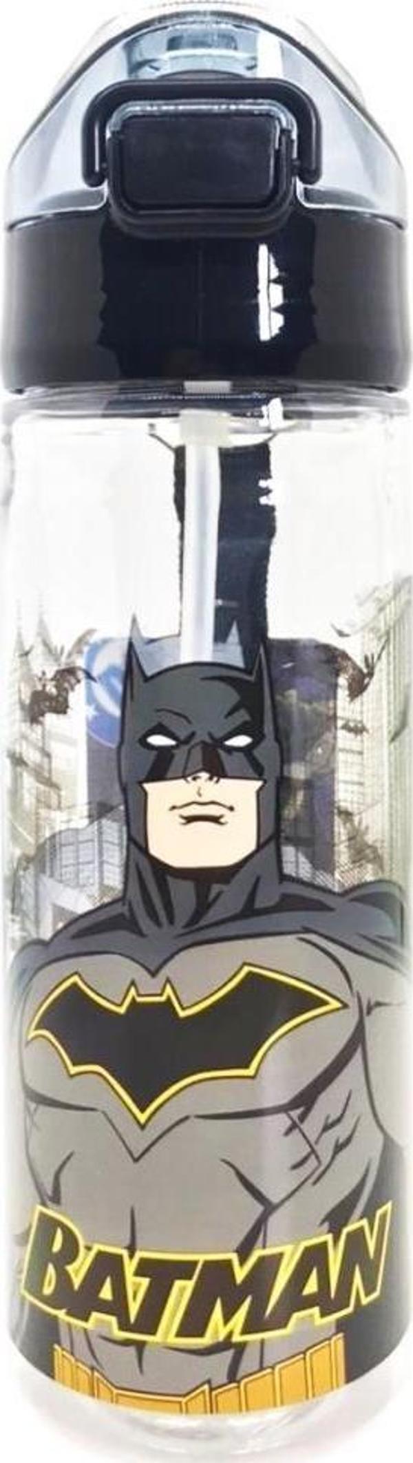 Erkek Çocuk Batman Pipetli Okul Matarası 500 ML - Image 1