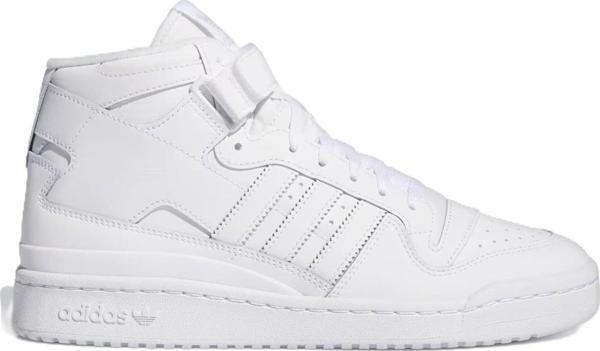 Adidas Forum Mid Leather Unisex Sneaker Hakiki Deri Günlük Spor Ayakkabı Beyaz - Image 1