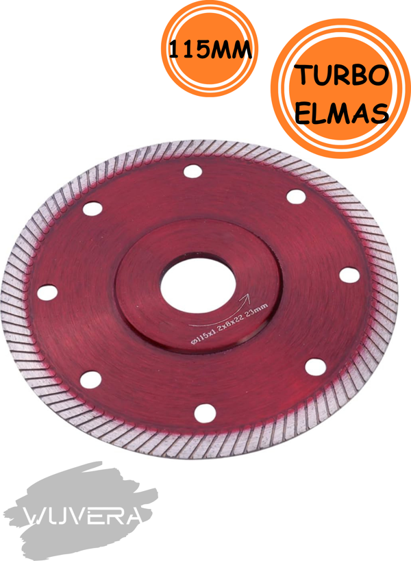 Wuvera Turbo Seramik Fayans Kesici – 115 mm Turbo Disk ile Hassas ve Temiz Kesim - Image 1