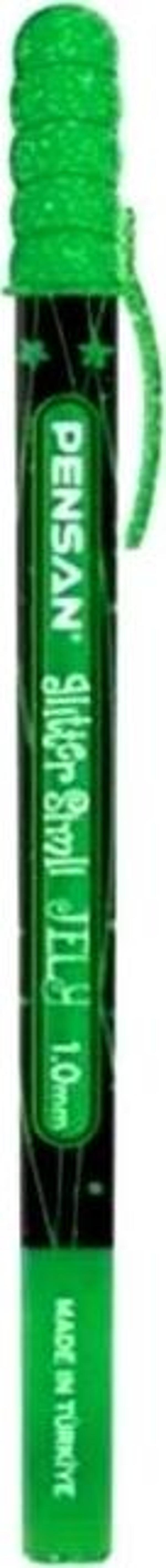 Pensan Glitter Simli Jel Kalem Yeşil - 3 adet - Image 1