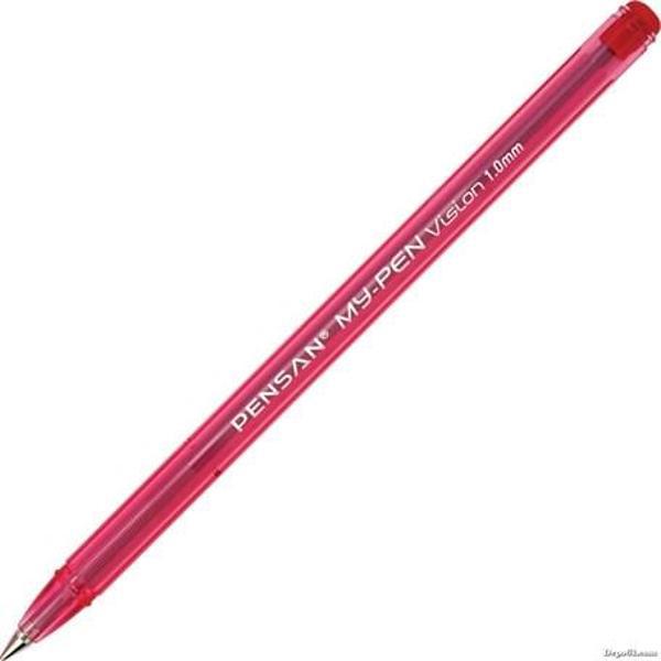 Pensan My-Pen Tükenmez Kalem Kırmızı - 5 adet - Image 1