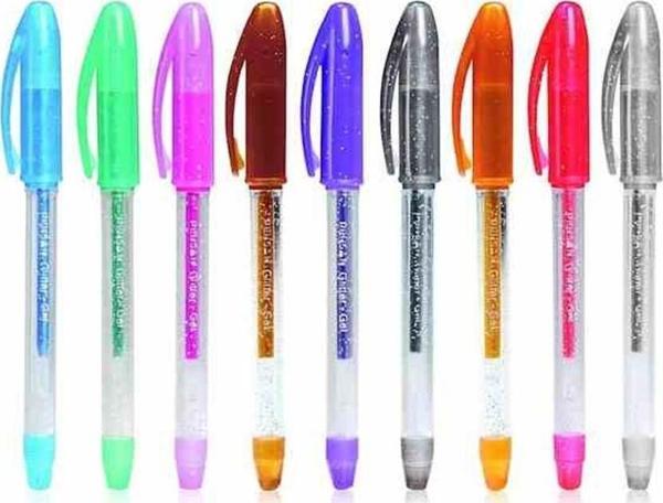 Pensan Simli Jel Kalem 1Mm Pembe 2 adet - Image 1