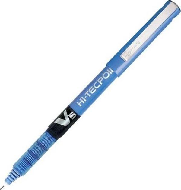 Pilot Roller Kalem V5 0,5 Mavi İnce Uçlu - 3 adet - Image 1