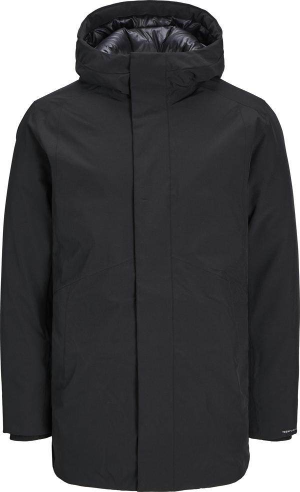 Jack&Jones Jjekeen Parka Pls Erkek Siyah Büyük Beden Mont 12267784-02 - Image 1