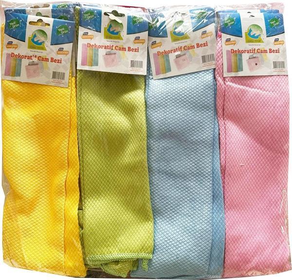 Omeyva Mikrofiber Bez Temizlik Toz Cam Bezi - 40 x 40 Cm. - 30 Gr. - 200 Adet - Image 1