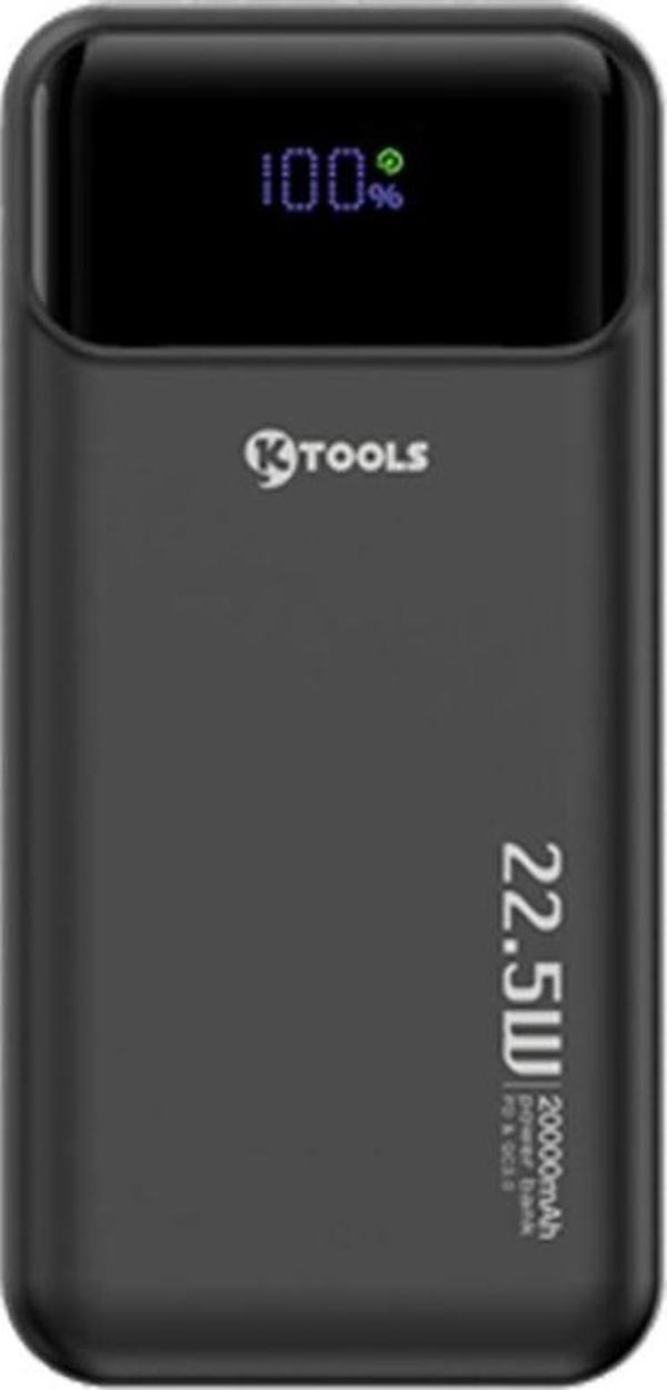 BUILDTED In Dahılı Pd Kablolu 20000 Mah Siyah Powerbank - Image 1