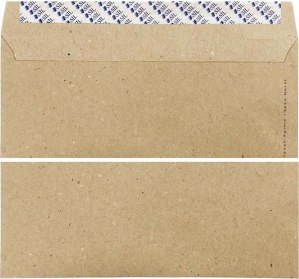 Elitstore Diplomat Zarf Kraft Penceresiz 90 gr. 10.5 cm x 24 cm 100'lü Paket - Image 1
