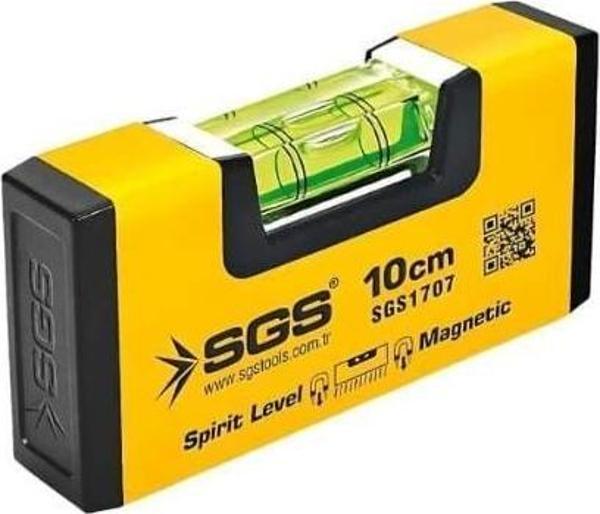 Sgs 1707 Alüminyum Mıknatıslı Su Terazisi 10 Cm  - Image 1