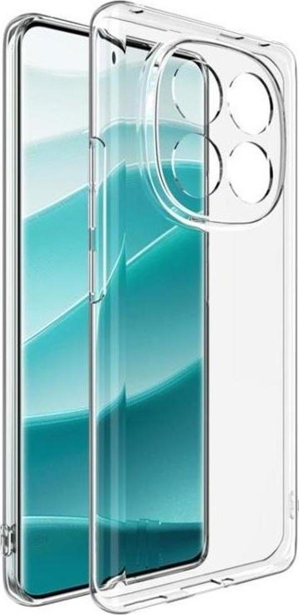Xiaomi Redmi Note 14 Pro Plus Kılıf Kamera Korumalı Silikon Şeffaf Arka Kapak - Image 1