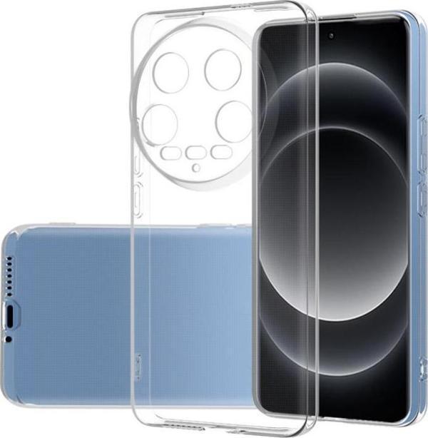 Xiaomi 14 Ultra Kılıf Kamera Korumalı Silikon Şeffaf Arka Kapak - Image 1