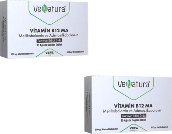 Venatura Vitamin B12 Ma 30 Tablet 2 Adet - Image 1
