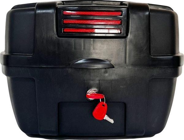 Motosiklet Arka Çantası 35 Litre Siyah-Reflektörlü - Image 1