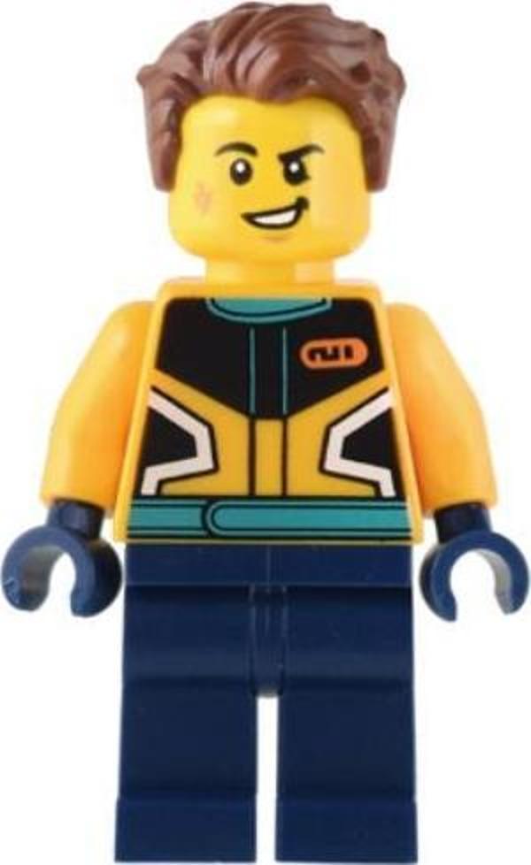 Lego Minifigür - Custom Car Garage Driver Male cty1536 - Image 1