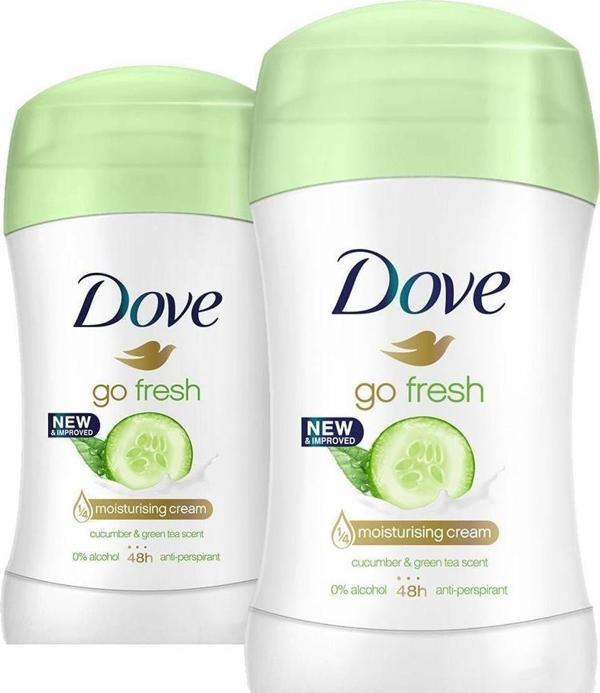 Dove Stick Deodorant Go Fresh 40 ml 2 Adet - Image 1