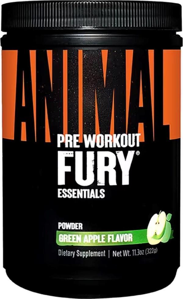 Universal Animal Fury Pre Workout 322 Gr Yeşil Elma  - Image 1