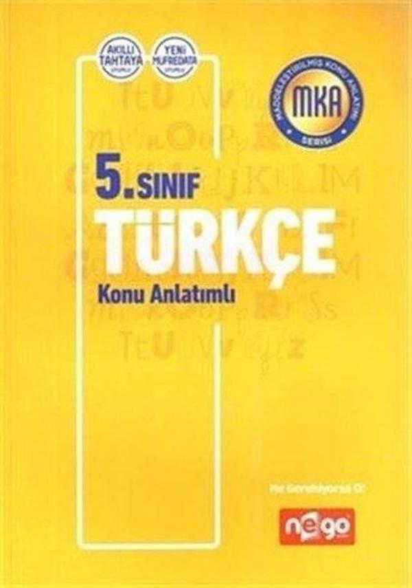 5.Sınıf Türkçe Konu Anlatımlı - Nego Yayınları - Image 1