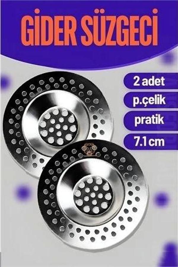 ModaCar Çelik Lavabo Süzgeci 2 ADET - Image 1