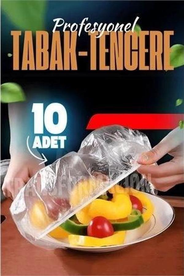ModaCar Tencere Tabak Bonesi Profesyonel 10 ADET - Image 1