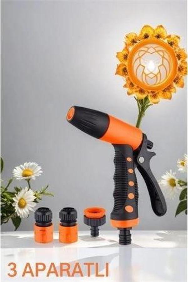 ModaCar Sulama Tabancası Seti Basınçlı 3 Aparatlı - Image 1