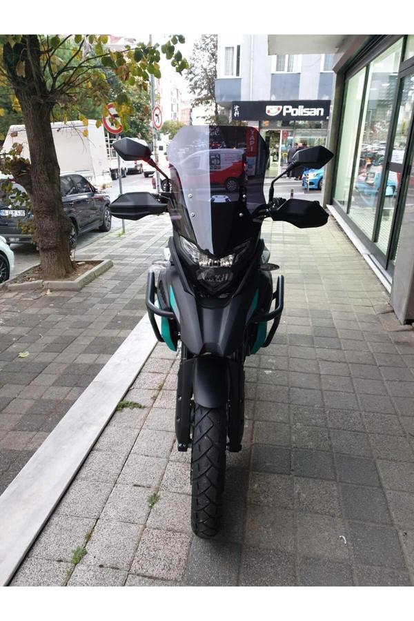 MOTOCAM Java RVM 500 Siperlik Ön Cam 2021-2025 Model 53cm Siyah Renkli 4mm - Image 1