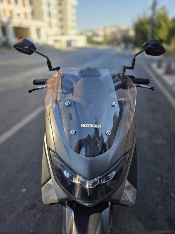 MOTOCAM Yamaha Nmax Siperlik Ön Cam 2015-2020 Model 36cm Şeffaf Renkli 4mm - Image 1