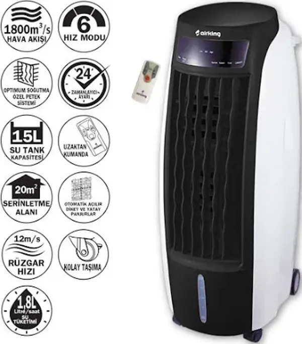 Air King 1315 b Clımax hava soğutucu 130w 15L - Image 1