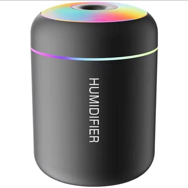RGB SİYAH 180 ML USB ULTRASONİK OFİS ODA VE ARABA HAVA NEMLENDİRİCİ BUHAR MAKİNESİ AROMA DİFİZÖRÜ - Image 1