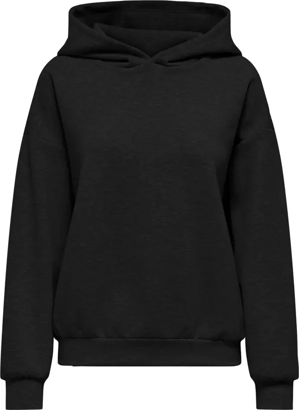 Only Kadın Kapüşonlu Basic Siyah Sweatshirt - 15355809 - Image 1